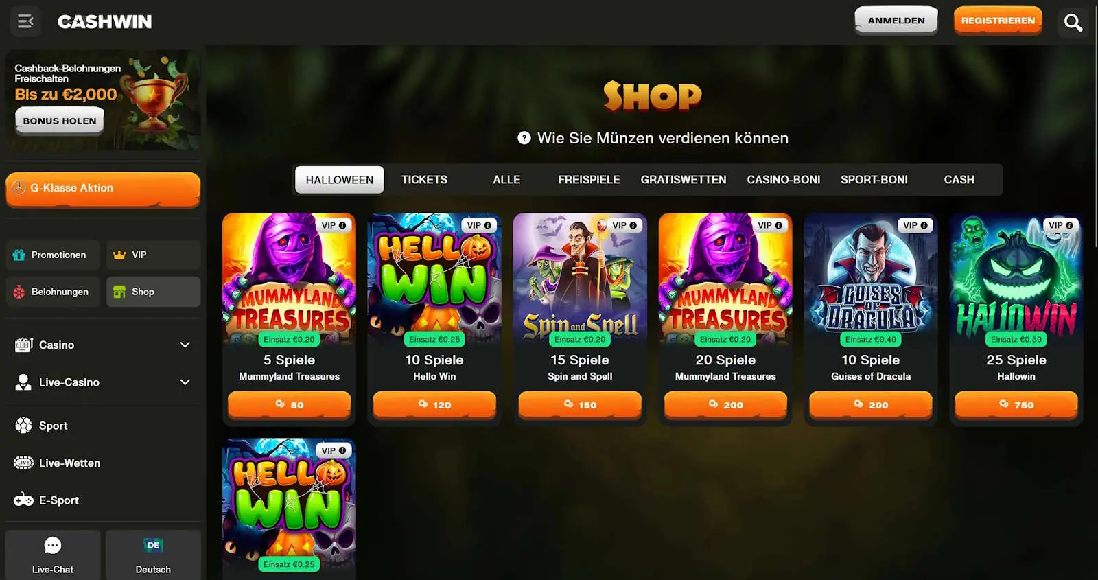 Cashwin Casino Neteller